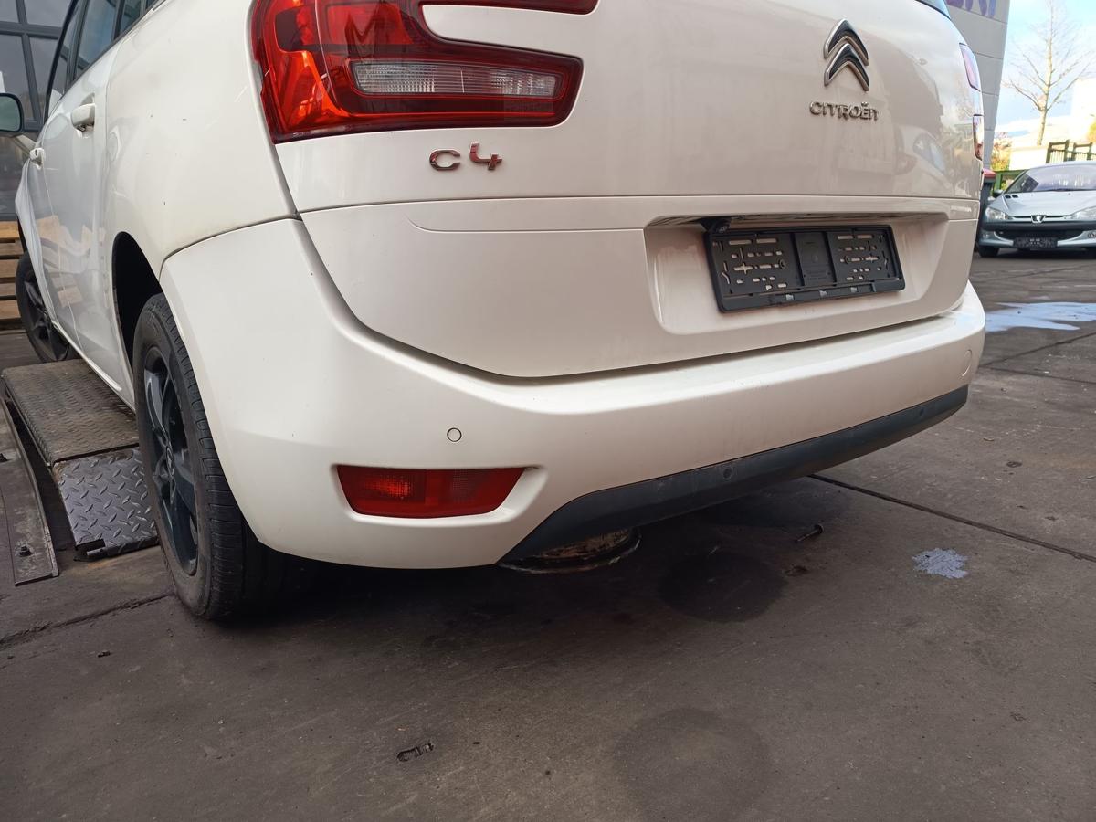 Citroen C4 II 2 Picasso SpaceTourer orig Stoßstange hinten EWP weiß Bj 2018 Citroen C4 II 2 Picasso SpaceTourer orig Stoßstange hinten EWP weiß Bj 2018